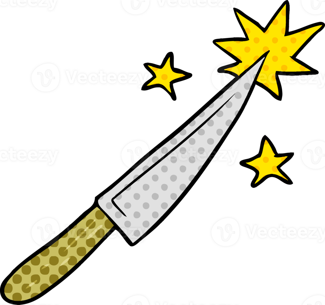 cartoon sharp kitchen knife png