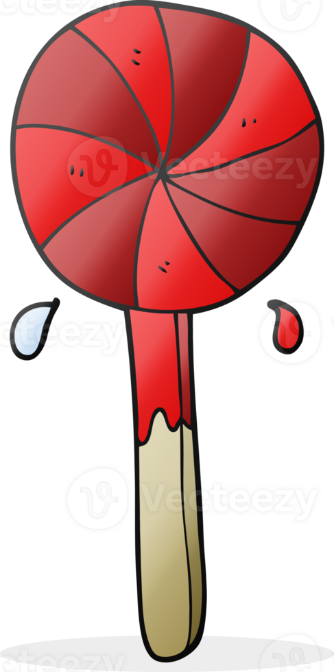 hand drawn cartoon lollipop png