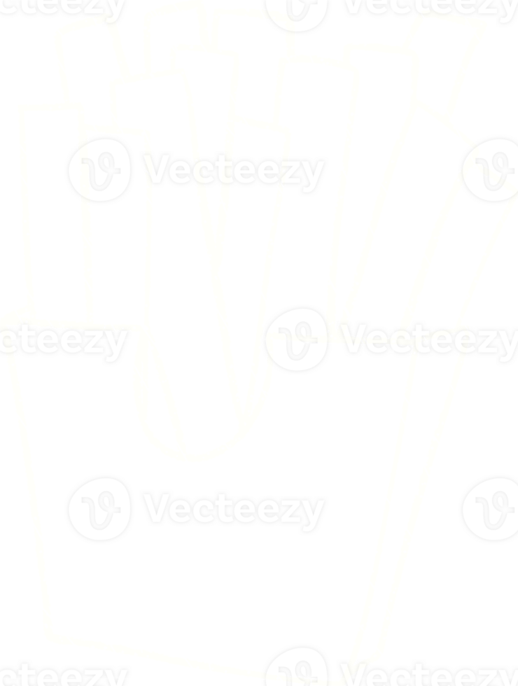 French Fries Chalk Drawing png