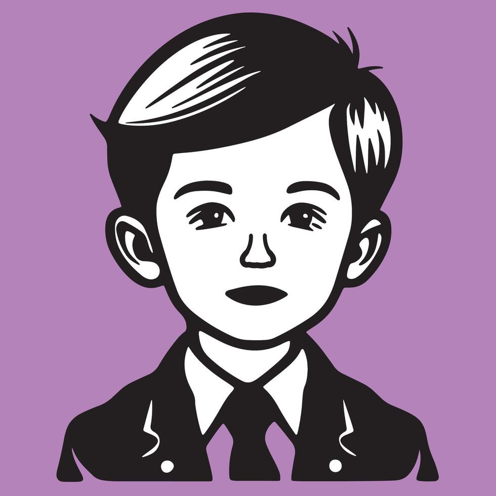 Small Boy Illustration vector