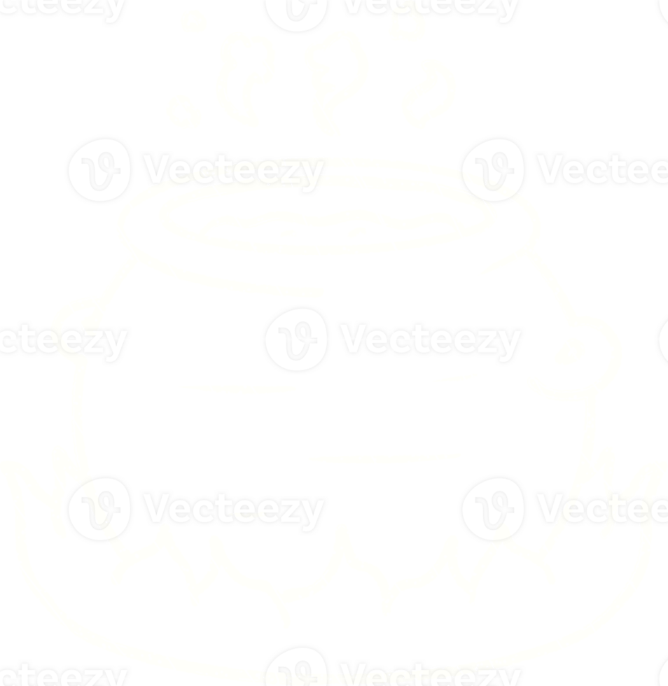 Bubbling Cauldron Chalk Drawing png