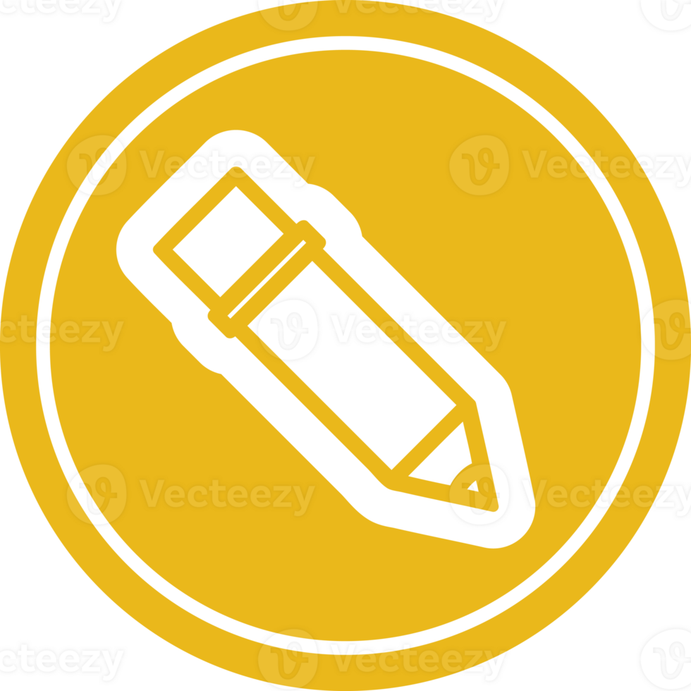 simple pencil icon symbol png