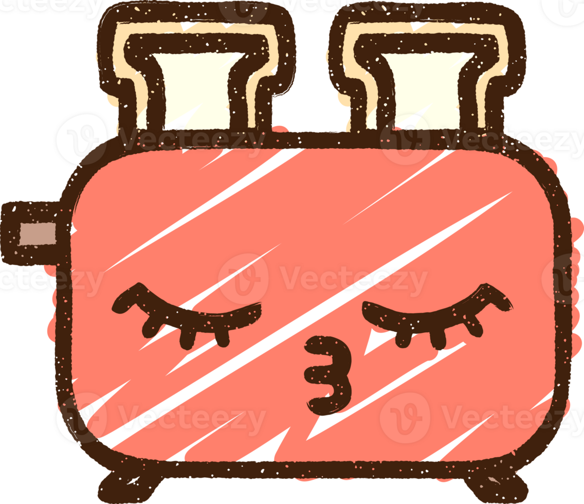 Toaster Chalk Drawing png