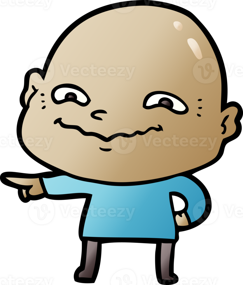 cartoon creepy guy png