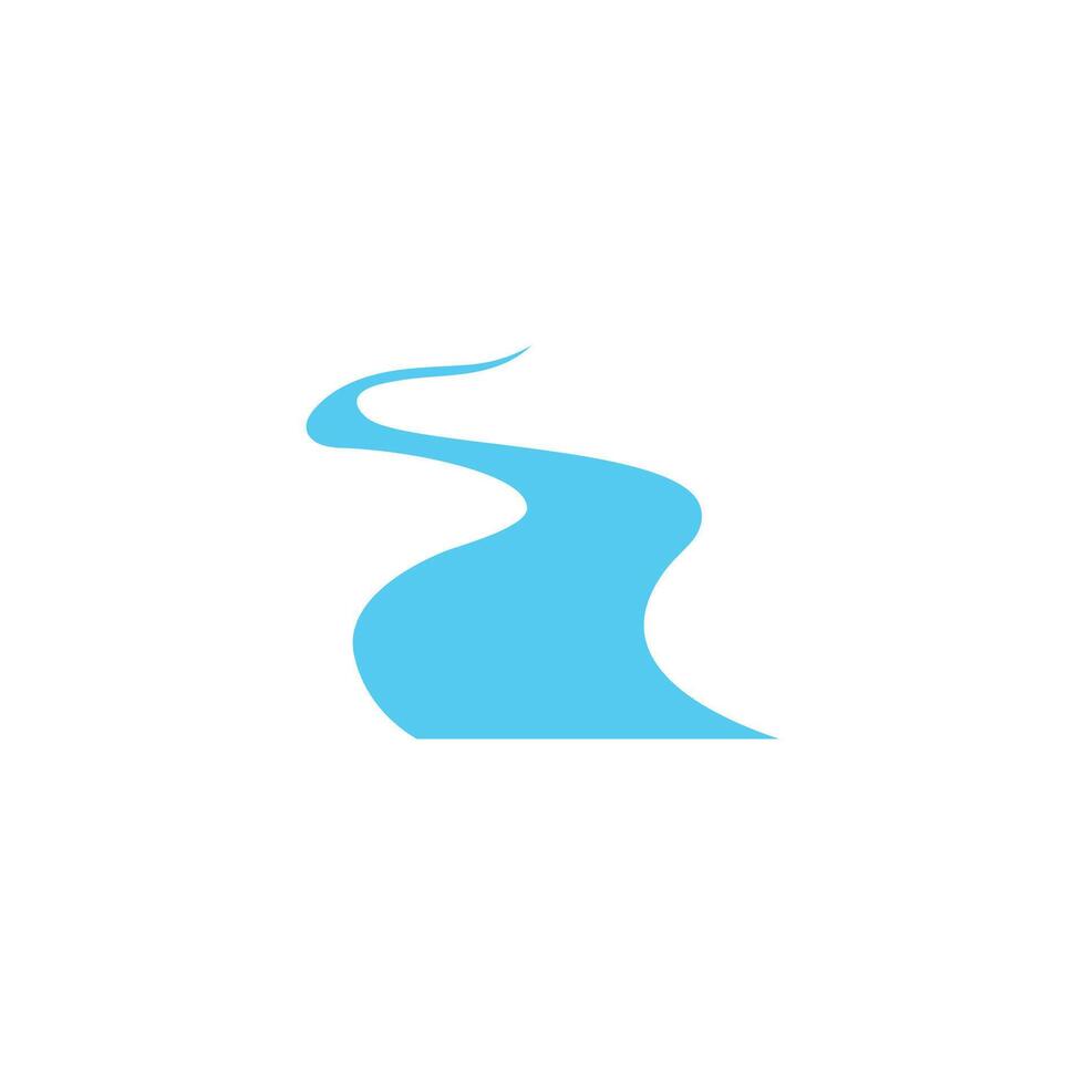 River icon illustration vector
