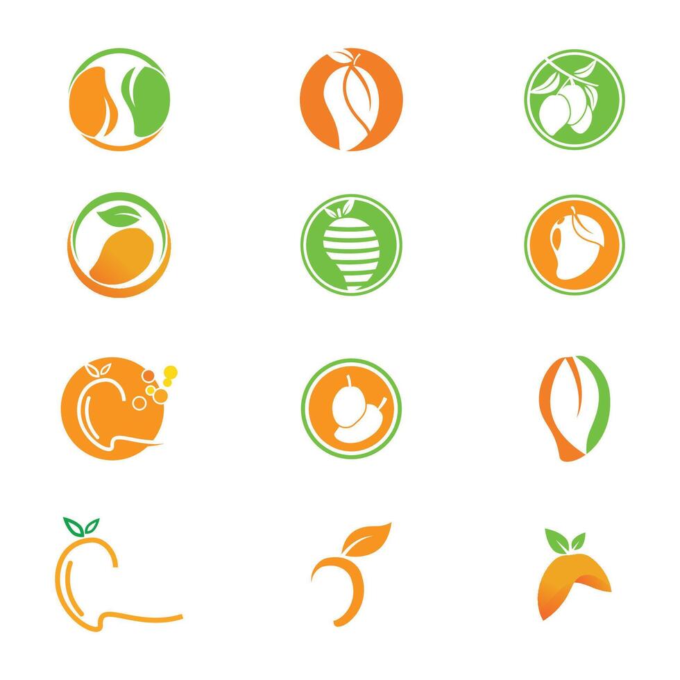Orange logo design vector