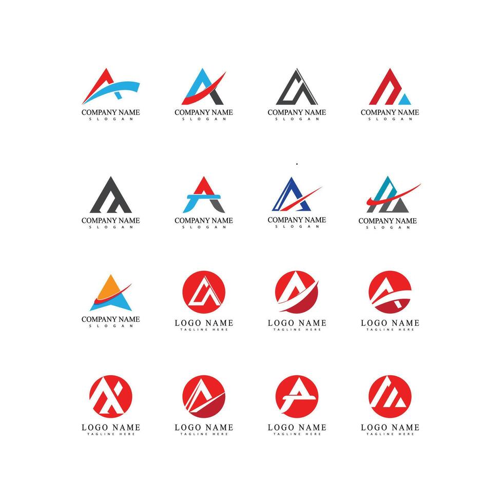 Tringle logo template and symbol vector
