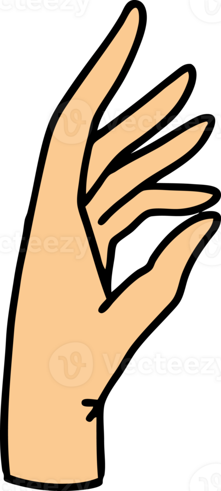 tattoo in traditional style of a hand png