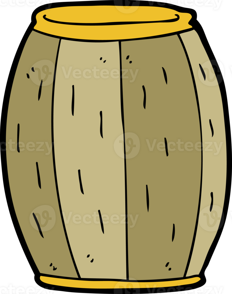 cartoon beer barrel png