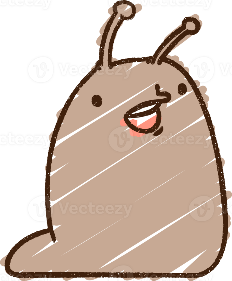 Happy Slug Chalk Drawing png