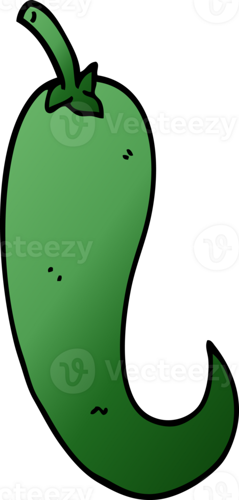 cartoon doodle chilli pepper png