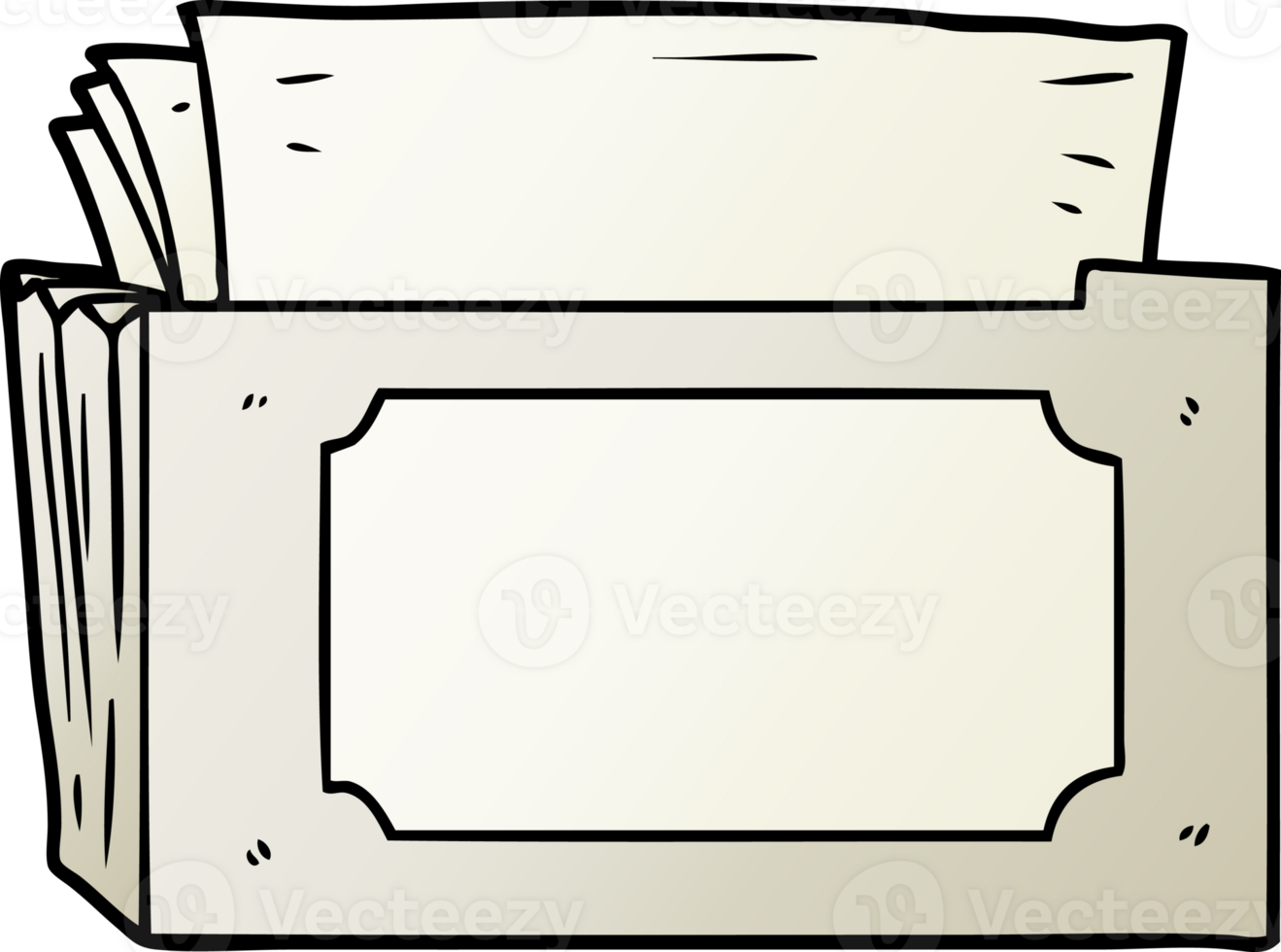 cartoon folder of files png