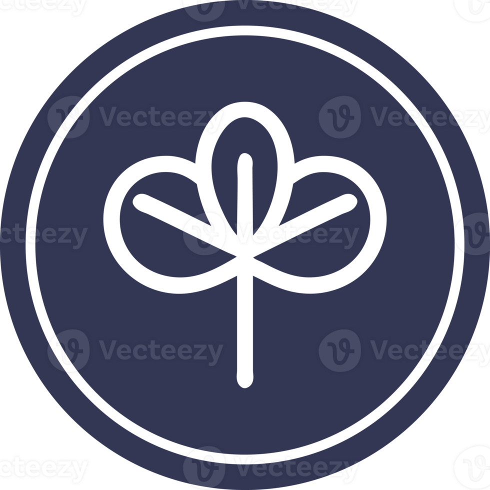 natural leaf circular icon symbol png