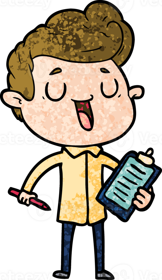 happy cartoon man png