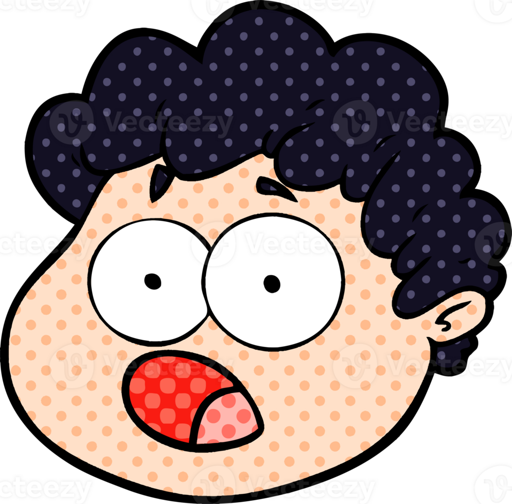 cartoon male face png