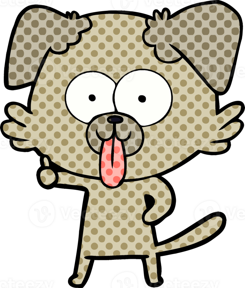cartoon dog with tongue sticking out png