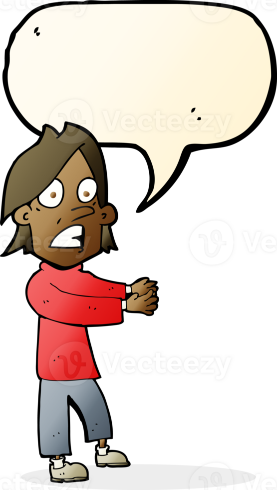cartoon shocked man with speech bubble png