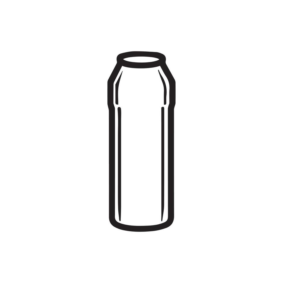 Bottle icon white background, line style, illustration symbol design. vector