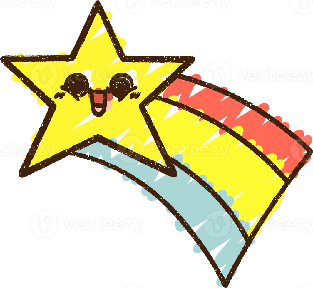 Star Chalk Drawing png