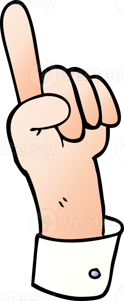 carton of hand gesture png