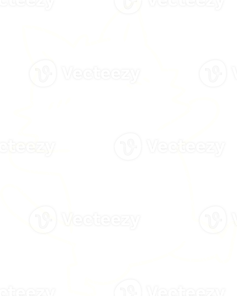 Dancing Cat Chalk Drawing png