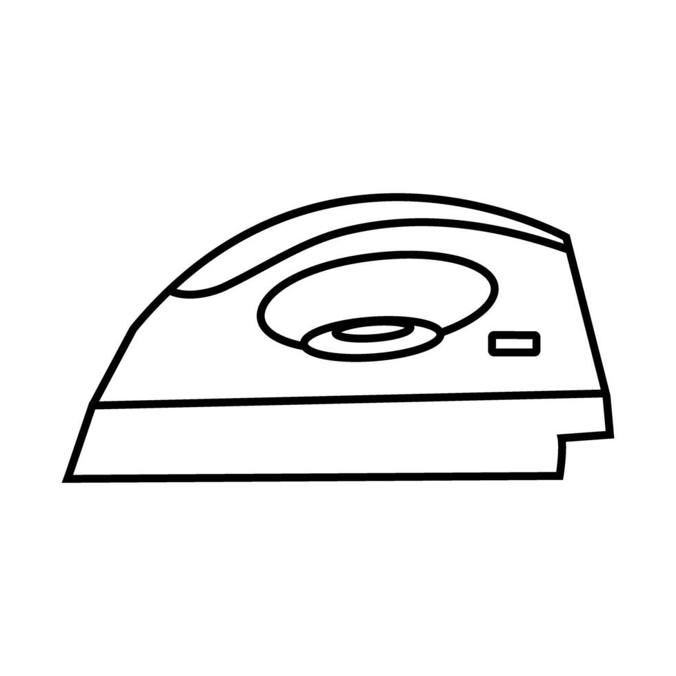 Iron icon . Flatiron illustration sign. Smoothing-iron symbol or logo. vector