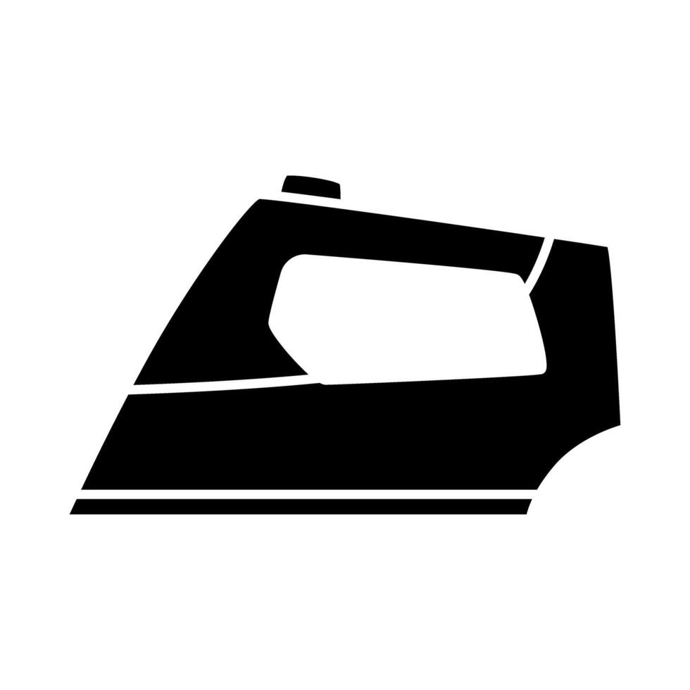 Iron icon . Flatiron illustration sign. Smoothing-iron symbol or logo. vector