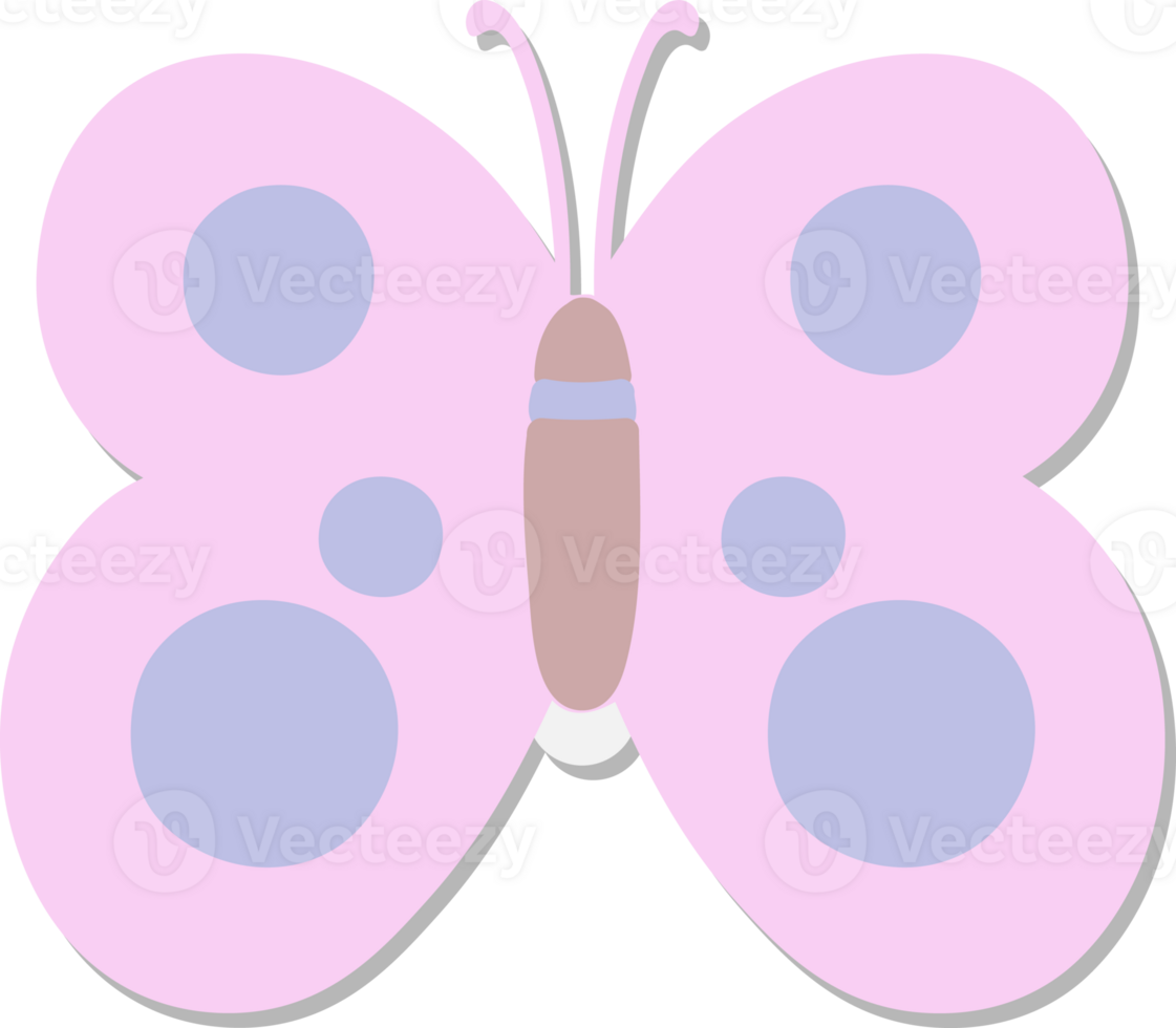 cute large butterfly sticker png