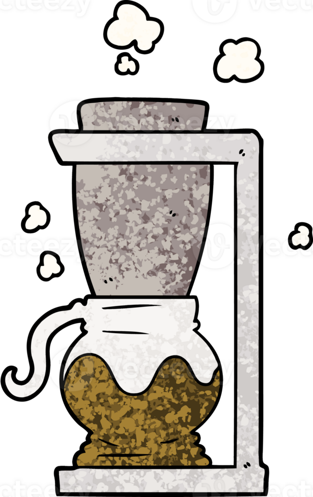 cartoon filter coffee machine png