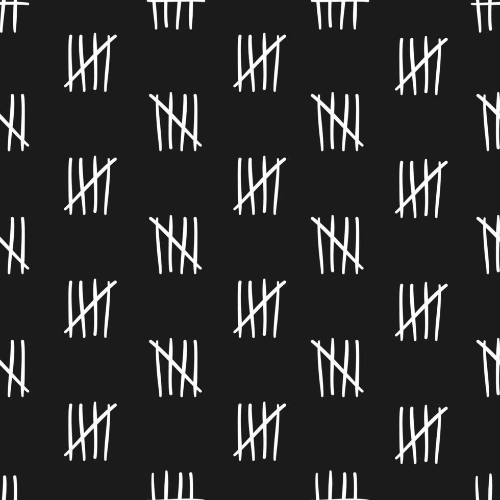 Tally mark icon isolate on white background. vector