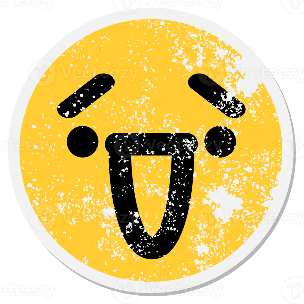 happy laughing face circle png
