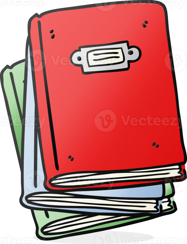hand drawn cartoon book png