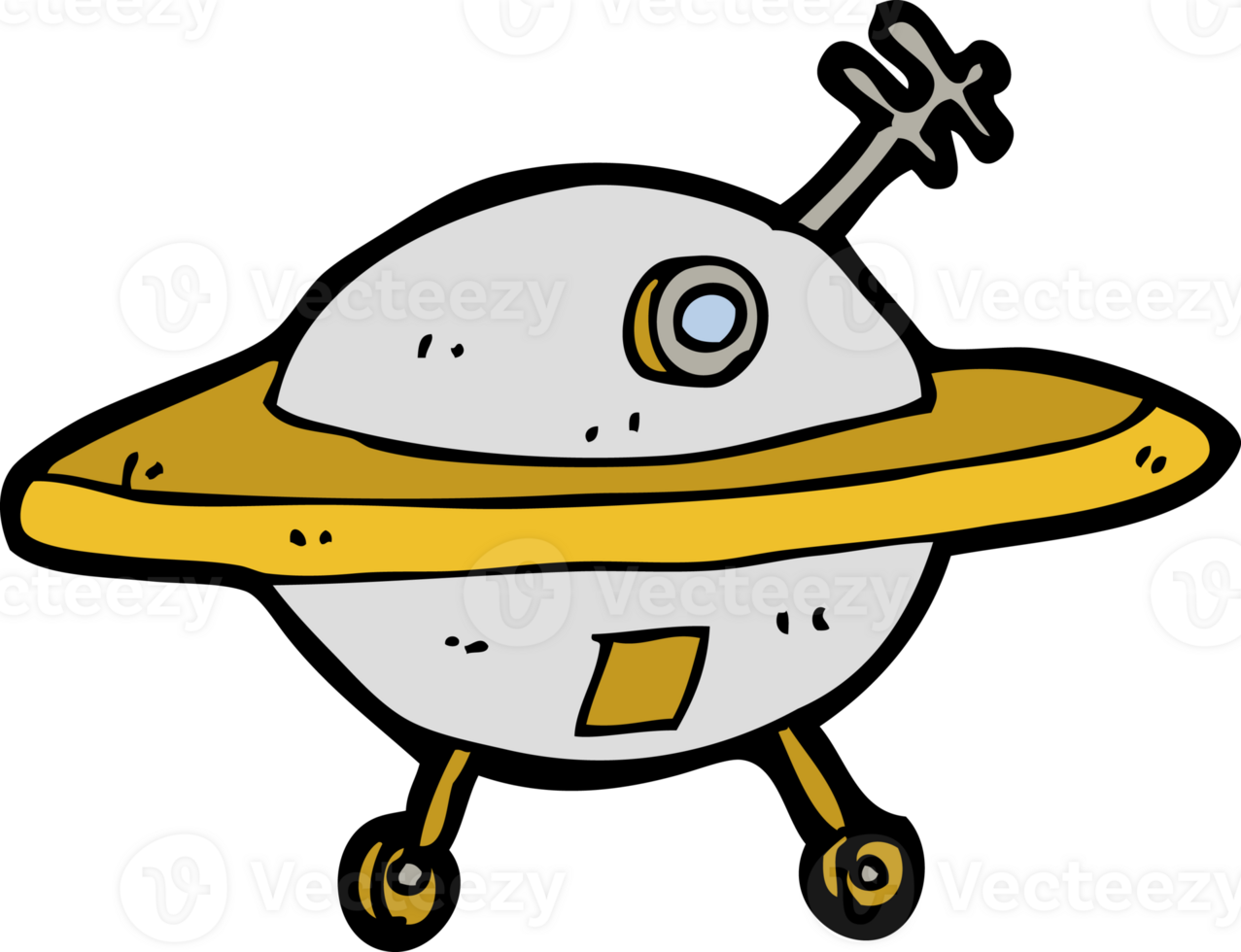 cartoon flying saucer png