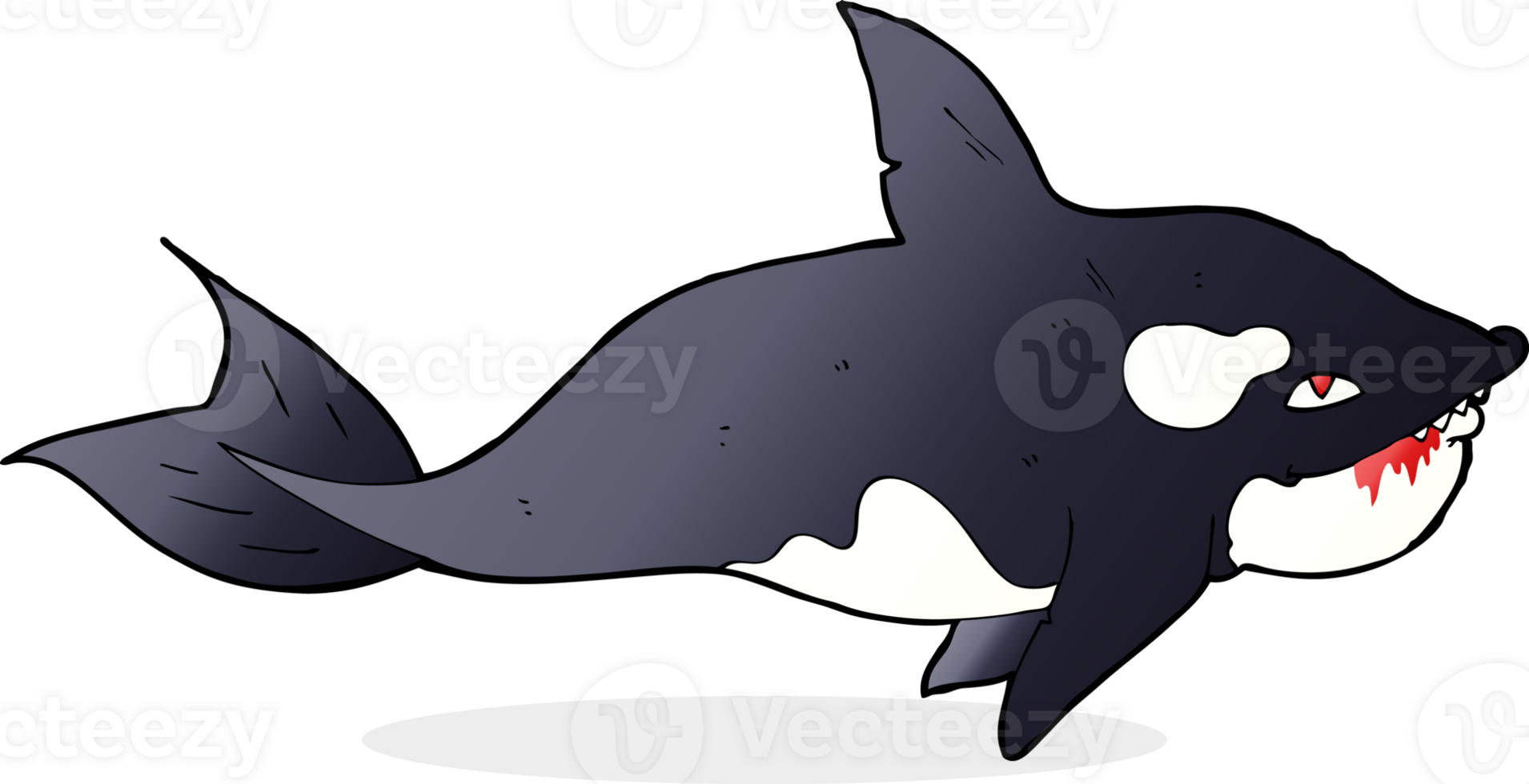 cartoon killer whale png