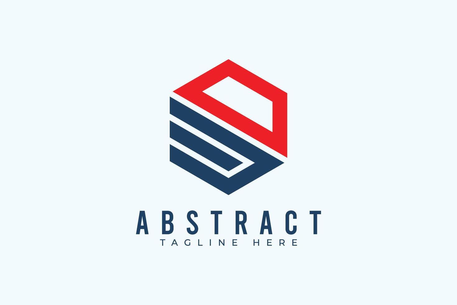 Abstract Hexagon Logotype Design. Minimal Connection Logo Concept. Usable for Business Branding Identity related with Technology, Integration, teamwork, community, unity, interaction, vector