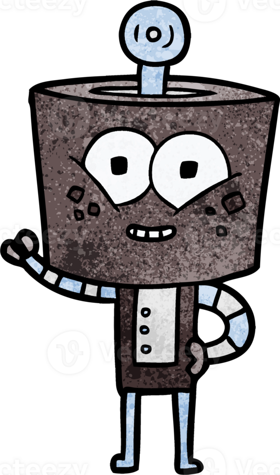 happy cartoon robot png