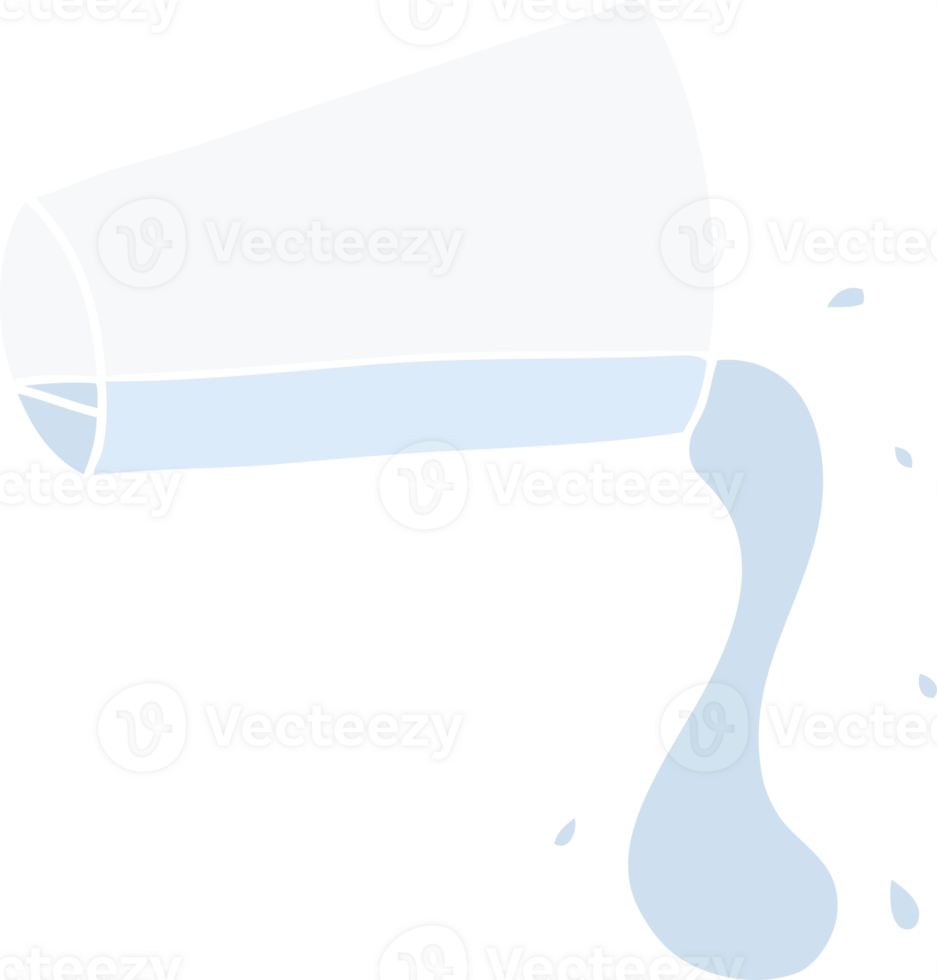 flat color style cartoon cool drink of water png