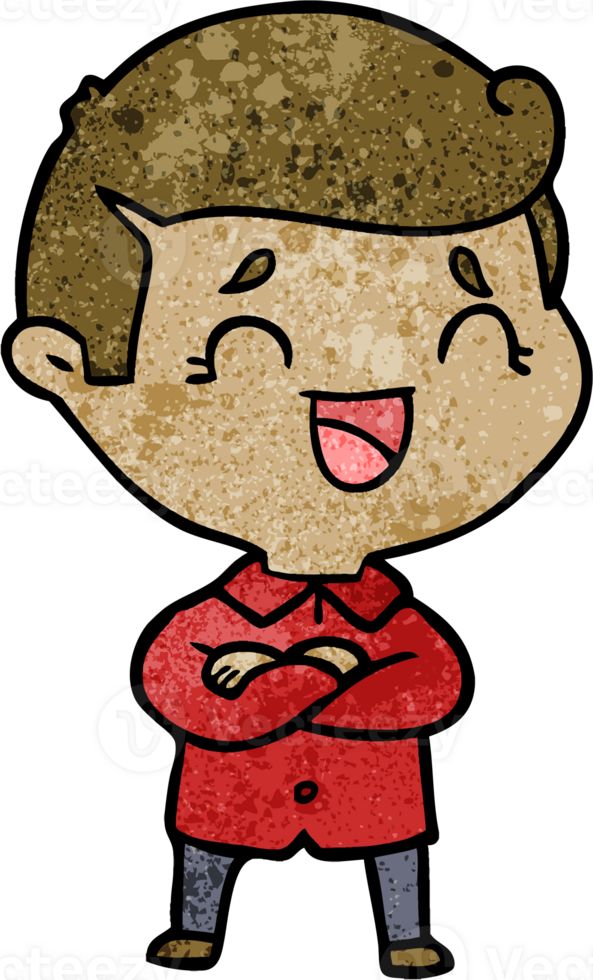 cartoon laughing man png