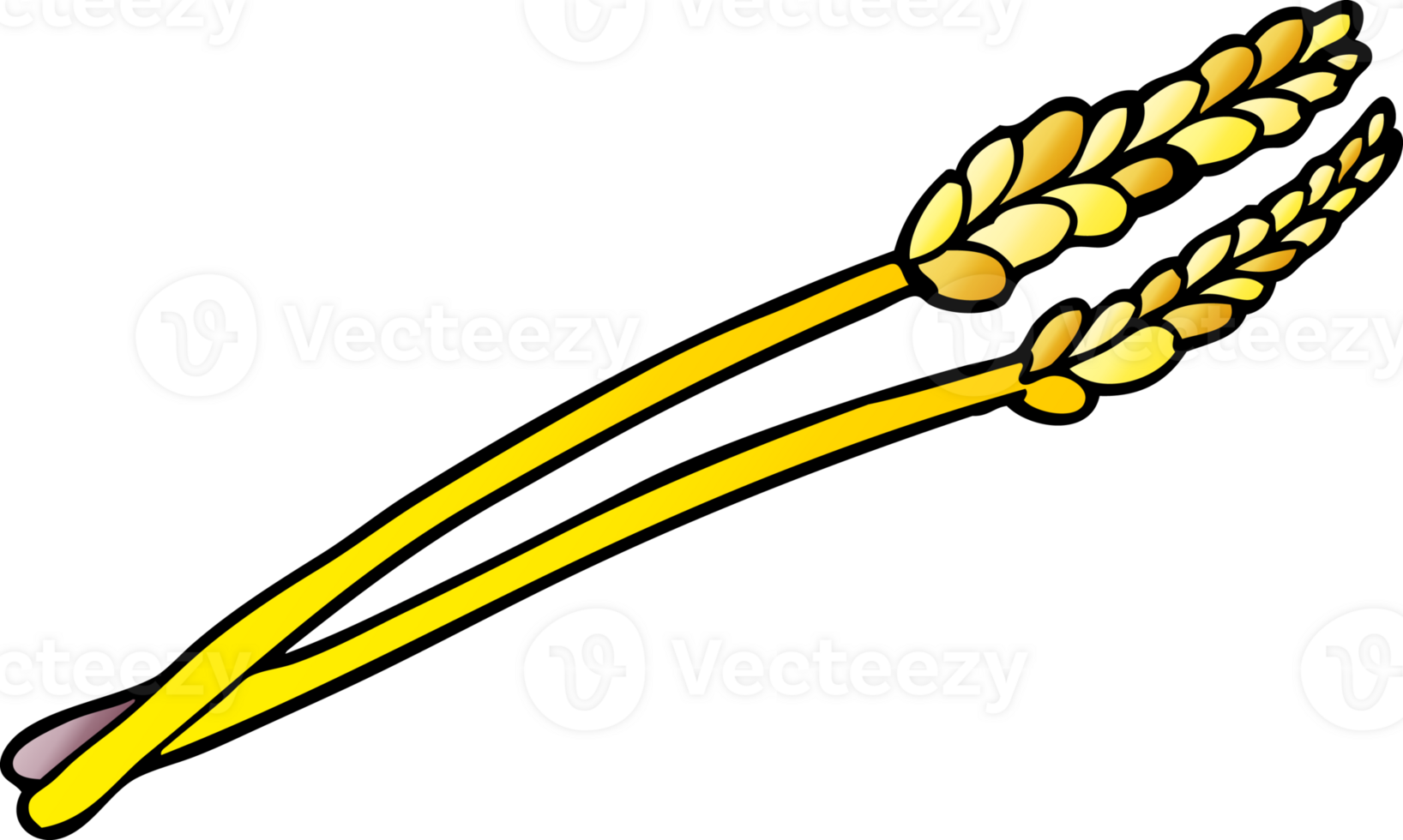 cartoon doodle wheat png