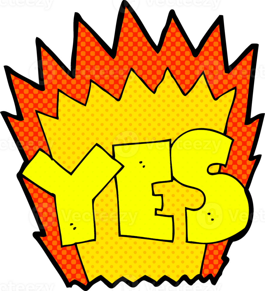 cartoon yes symbol png
