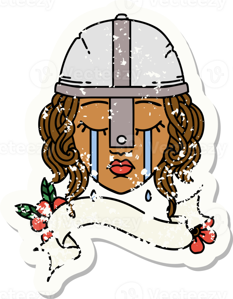 Retro Tattoo Style human fighter png