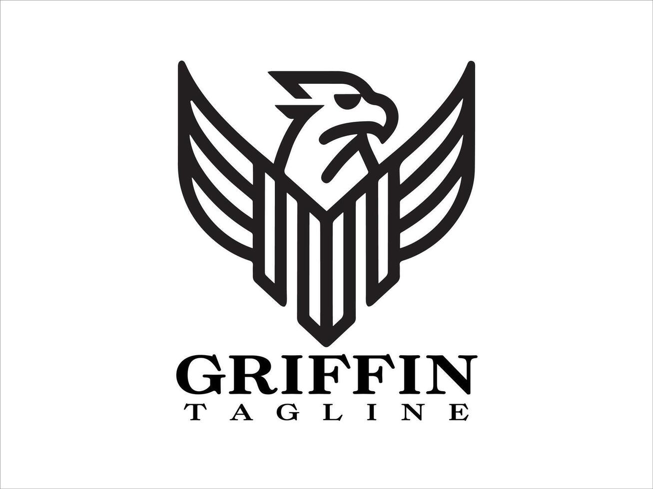Griffin Logo Design Template vector