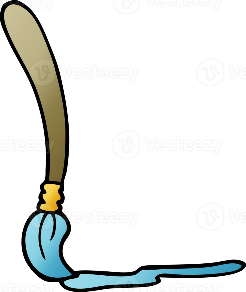 cartoon doodle paint brush png