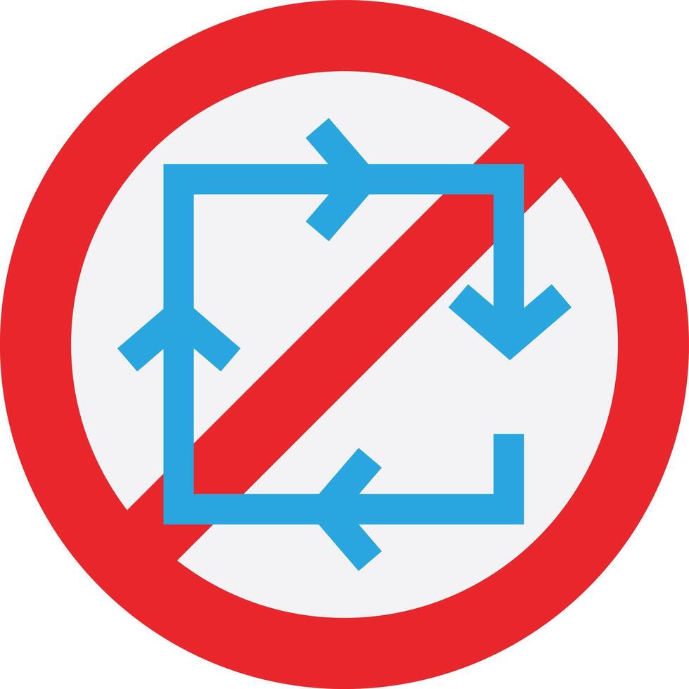 No Recyclable Recycle vector