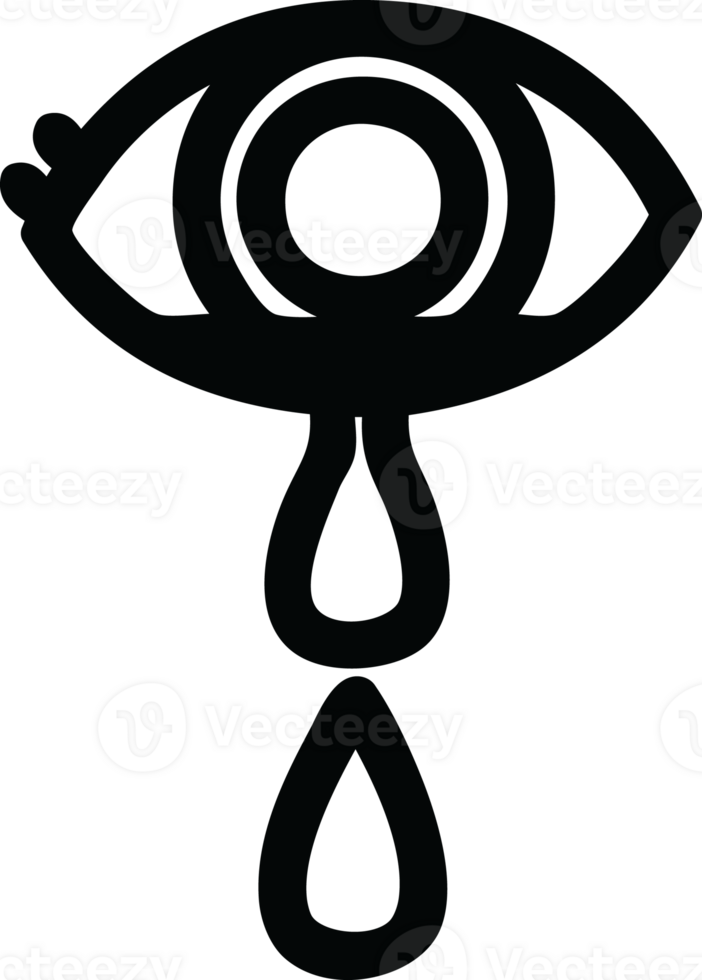 crying eye icon symbol png