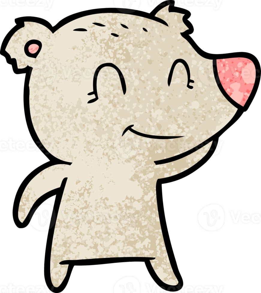 smiling bear cartoon png