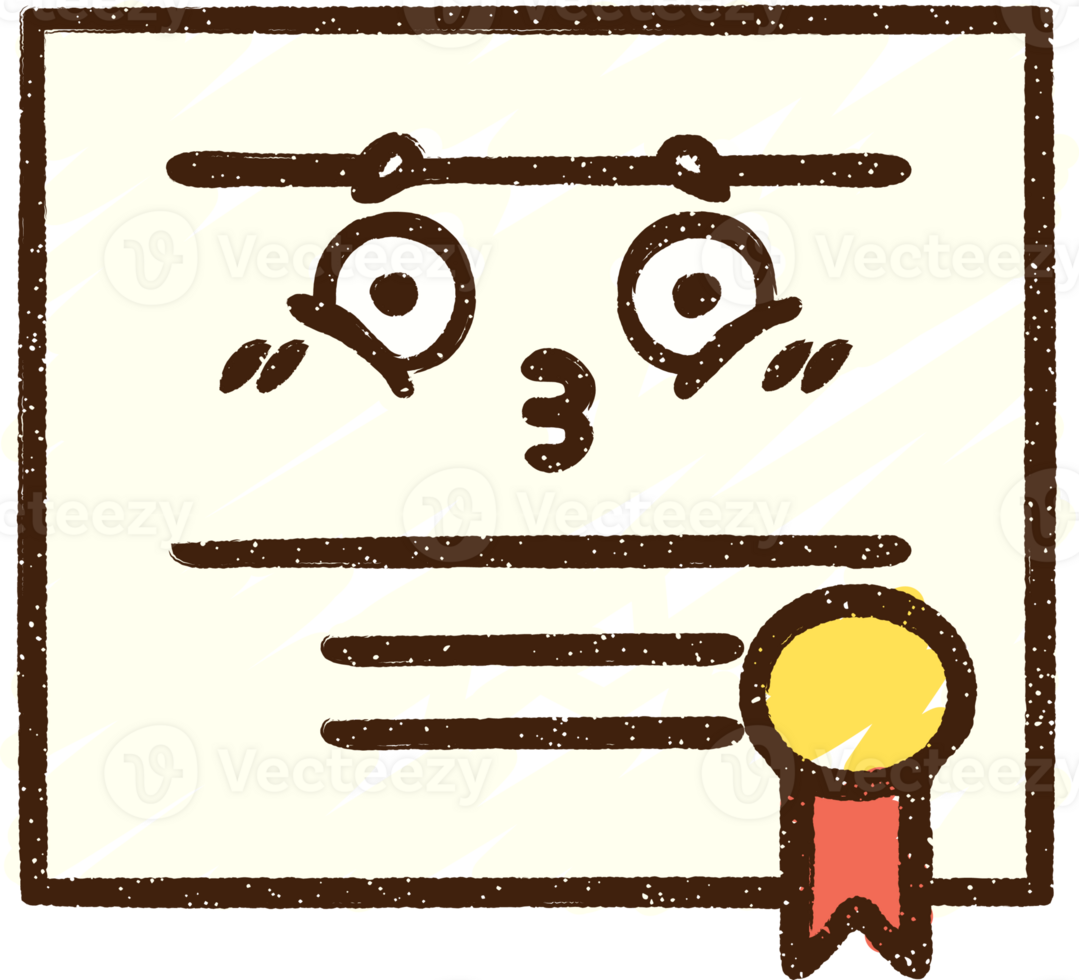 Certificate Chalk Drawing png