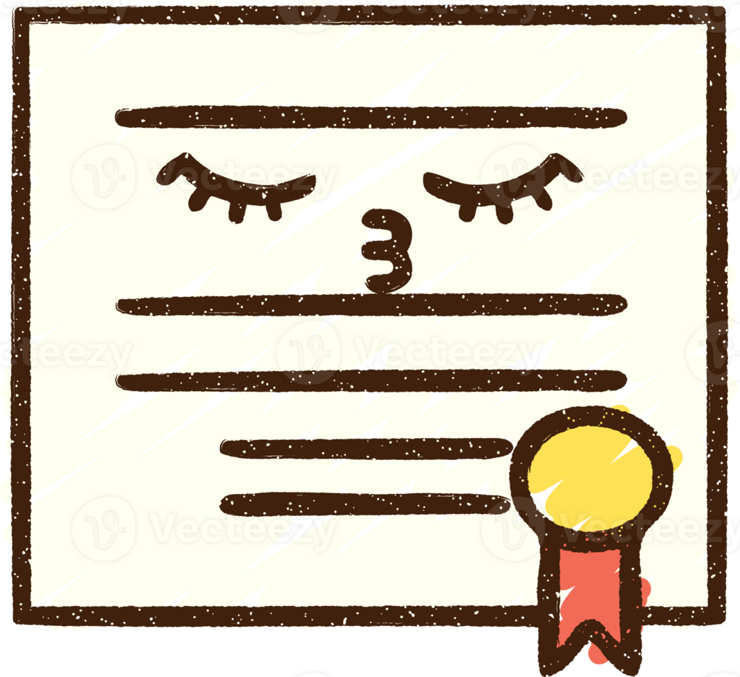Certificate Chalk Drawing png