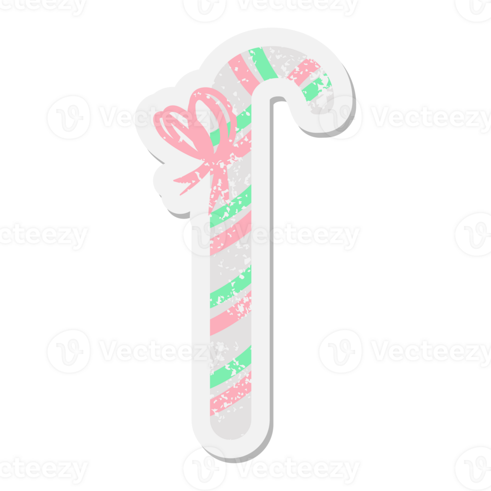 candy cane grunge sticker png