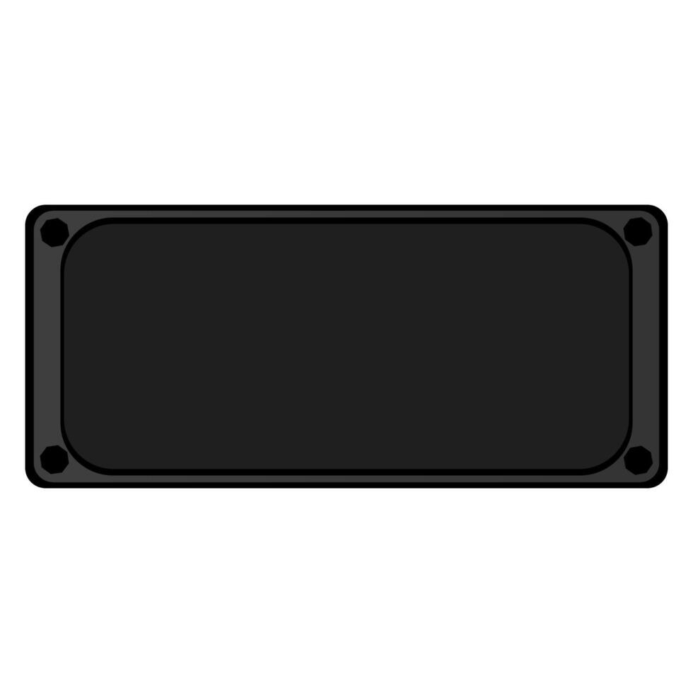 Metal Notice Board vector
